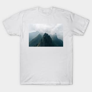 Flying Mountain Explorer - Landscape Photography T-Shirt